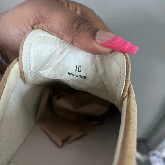 Hogan Men's Casual Sneakers White Suede Leather Lace Up "H" Logo Size 10 - Picture 6 of 6